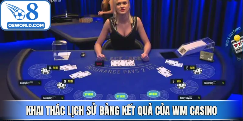 Khai thác lịch sử bảng kết quả của WM Casino